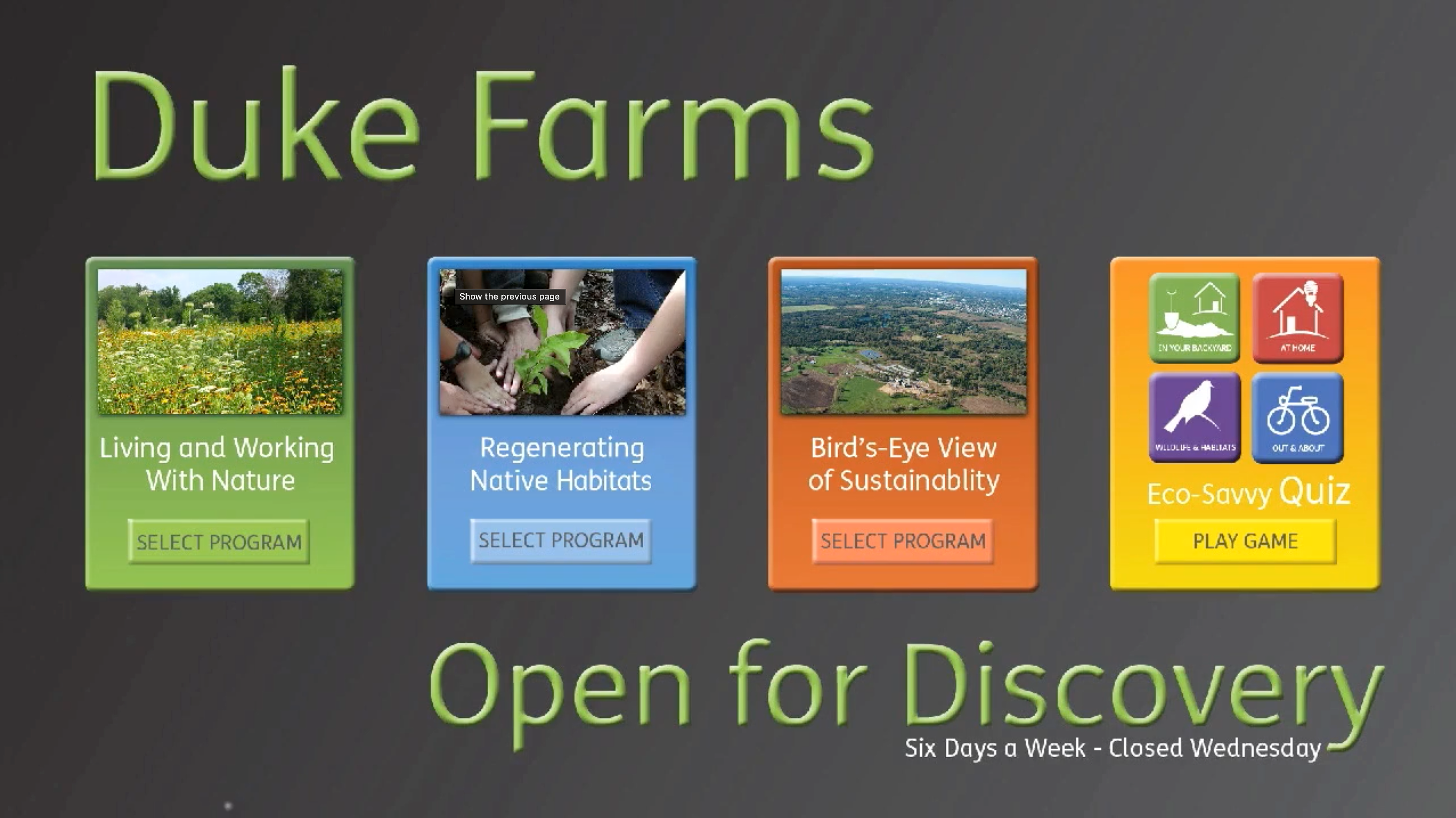 DF - Living With Nature Interactive